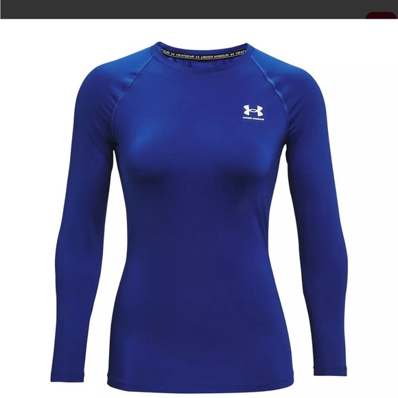 Women's Under Armour HeatGear Armour Long Sleeve Compression Shirt - Picture 3 of 7
